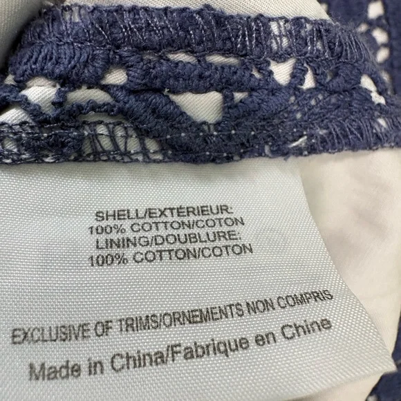 Tory Burch Navy Geometric Mini Dress - Picture 14 of 16